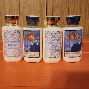 B&BW BLUEBERRY SUGAR PANCAKES, WHIPPED BERRY MERINGUE LOTIONS